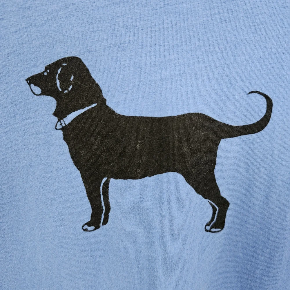Swifties! The Black Dog Blue Long Sleeve Shirt with Black Silhouette - Picture 2 of 5